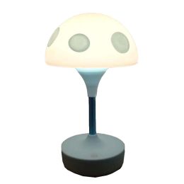 Night Light for Kids Mushroom Shape Night Lamp for Baby Feeding Blue
