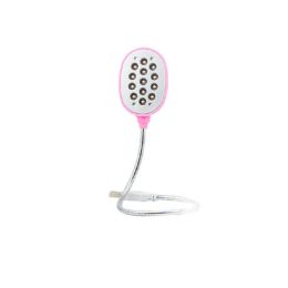 LED Light,13 LED,USB Lamp,Flexible Light,The Light Can Protect Eyes(Pink)