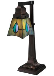 19.5"H Mackintosh Leaf Desk Lamp