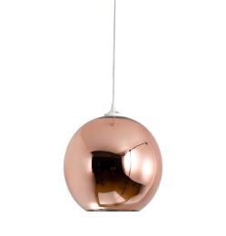 Mirror Ball Shade Pendant Lamp - Copper