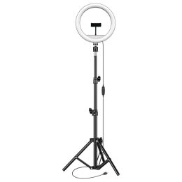 Supersonic SC-2210SR PRO Live Stream LED Selfie RGB Ring Light with Floor Stand (12-Inch, 168 LEDs)