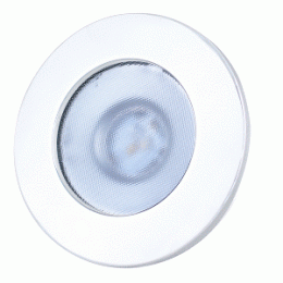 SALE - Lunasea Gen 3 Indoor/Outdoor Recessed 3.5&rdquo; LED Light - 2700K 85 CRI Dimmable COB LED - Warm White/White SS Bezel