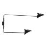 Sergio Rotating Sconce Two Straight Arms Wall Lamp