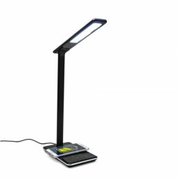 M-Edge CH-LMP-P-B Luminous: LED Lamp with Wireless Charging - 10 Watts - Timer - USB 2.0 - Black